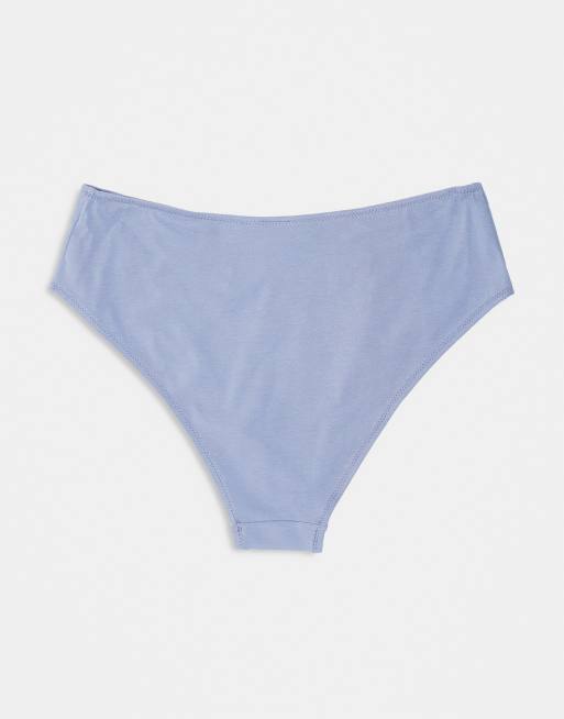 Short Brésilien La Senza Taille XL (UK 16) – Microfibre Lilas Et Pêche – Culotte Confort