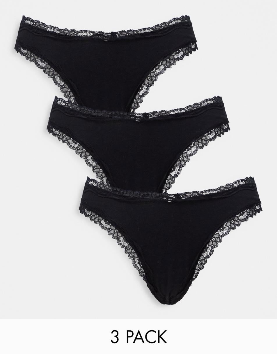 Calvin Klein 5-pack high waist thong in multi