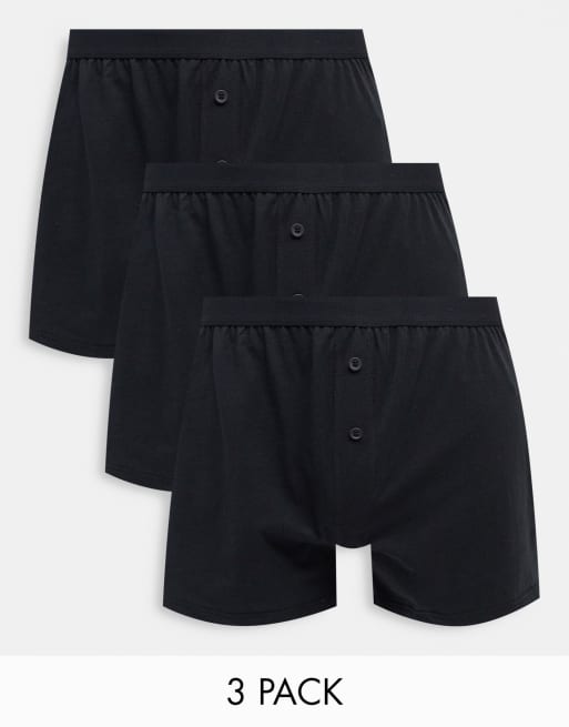 thumbnail image 2 of Crew Clothing Men's 3-Pack Jersey Boxer Shorts – Cotton/Elastane, S-XL, Various Styles 2 of 3
