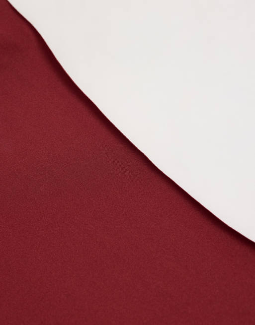 ASOS DESIGN 3 pack micro no vpl brazilian in burgundy, 3 of 3