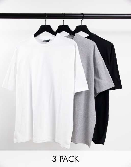 Black & White Tee Shirt 3-Pack