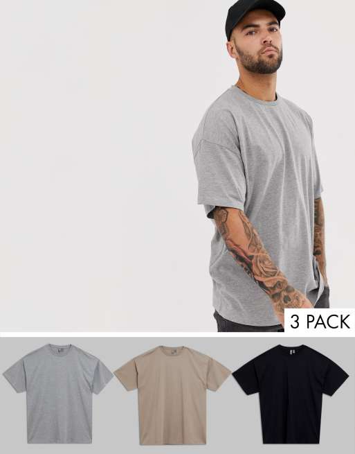 ASOS Oversized 3/4 Sleeve T-Shirt