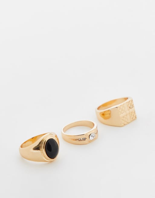 Asos deals gold rings