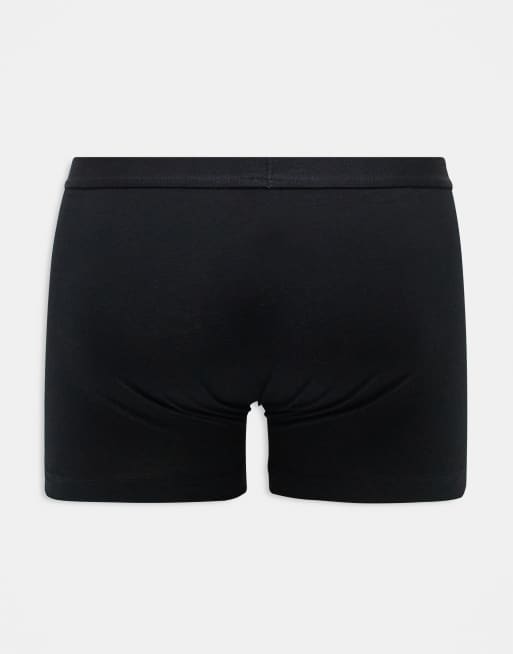 ASOS DESIGN 3-pack short trunks in black, 2 of 3