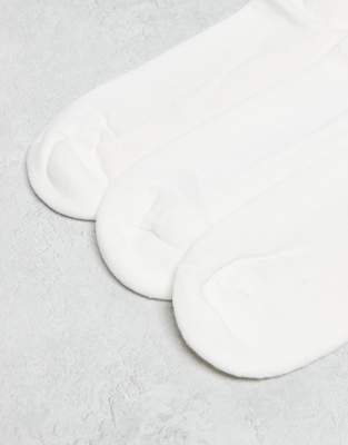 Asos Design 3-pack Socks With Dog Graphic In White