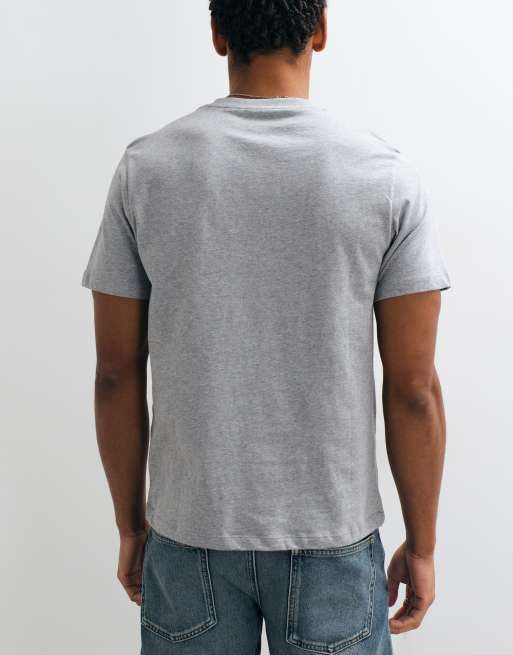 ASOS DESIGN 3 pack t-shirt in grey, navy & white , 4 of 5