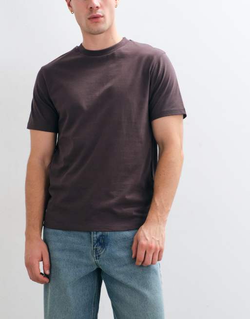 ASOS DESIGN 3 pack t-shirt in white, brown & stone, 2 of 5