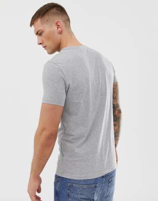 ASOS DESIGN 3 pack t-shirt with crew neck in white/black/grey marl with  crew neck save