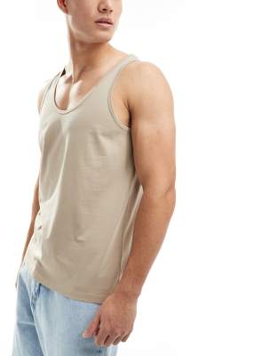 Shop Asos Design 3 Pack Tank Top In Multi