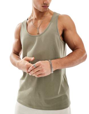 Shop Asos Design 3 Pack Tank Top In Multi