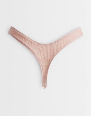 Asos Design 3 Pack Thong In Multi