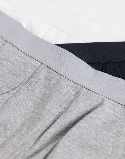 ASOS DESIGN 3 pack trunks in multi, 2 of 3