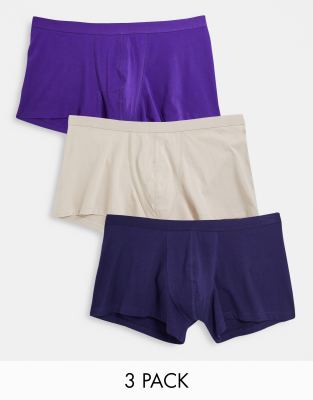 ASOS DESIGN 3 pack trunks | ASOS