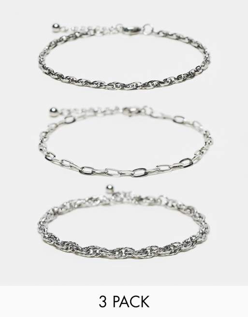 Steel Silver Bracelet - Silver - Woman - Bracelets 