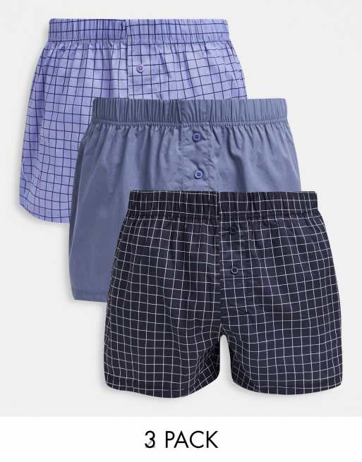 3-pack woven boxer shorts