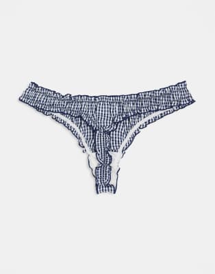 Asos Design 3 Pack Woven Thongs In Multi