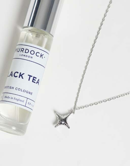 ASOS DESIGN 3D star pendant necklace in silver, 2 of 4
