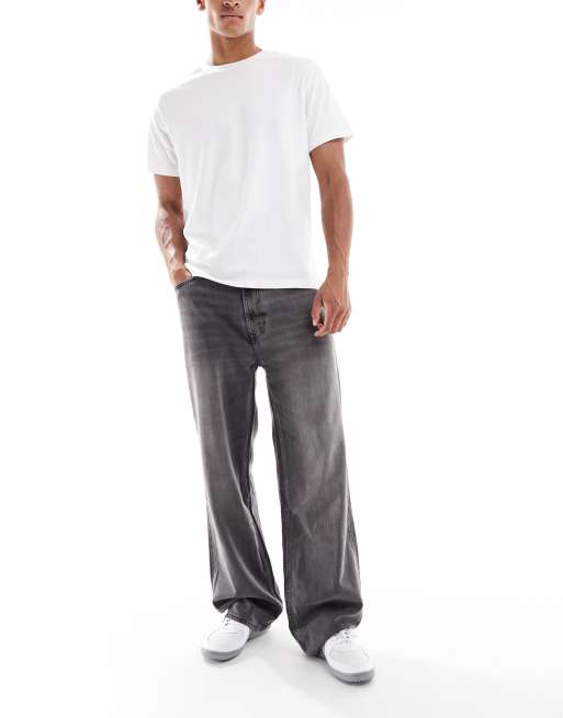 ASOS DESIGN – 3er-Pack Basic-T-Shirts in meliertem Grau, Schwarz und Weiß mit Regular-Fit-Schnitt , 3 von 5