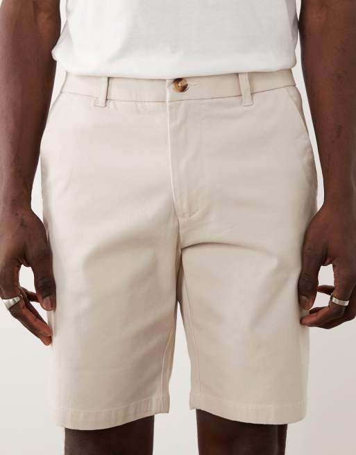 ASOS DESIGN – 3er-Pack Slim-Fit-Chinoshorts in Schwarz, Marineblau und Steinbeige, 5 von 5