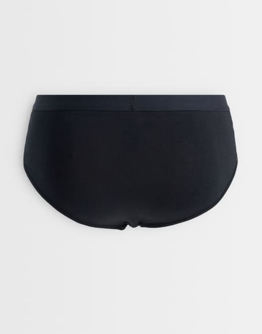 ASOS DESIGN 3er-Pack Slips in Schwarz, 3 von 3