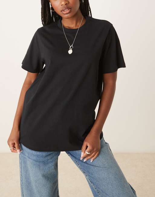 ASOS DESIGN – 3er-Pack T-Shirts in Schwarz, Weiß und meliertem Grau mit regulärer Passform und Rundhalsausschnitt, 2 von 4