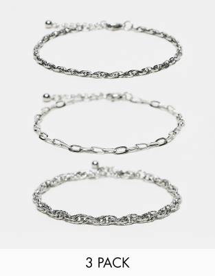 XFSRG Mehrlagiges Armband Damen Set - 6-teilige Kettenarmbänder Für Alltag Und Party