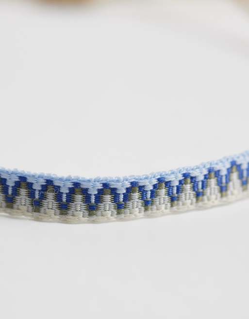 ASOS DESIGN 4-pack braided and woven rope puller bracelets in multi, 3 of 3