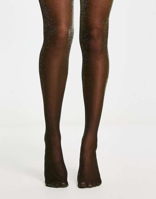 Falke Highshine Sparkly Tights Gold