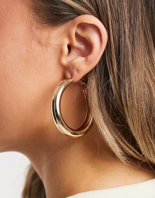 Asos gold sale hoops