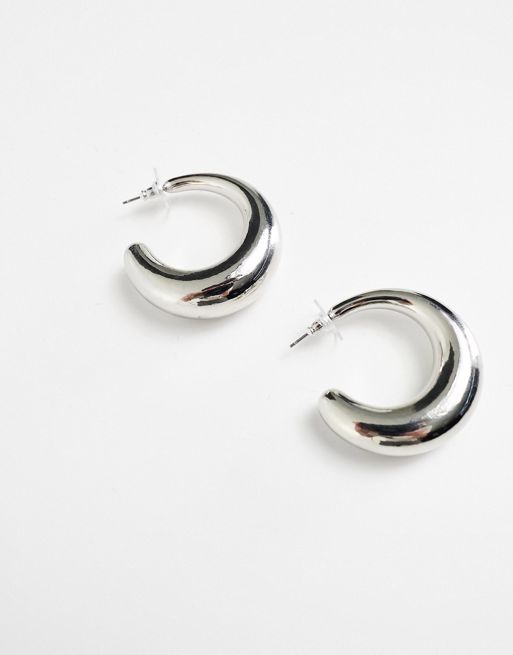 Sterling Silver 40mm Hoop Earrings