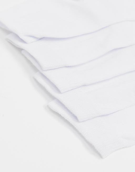ASOS DESIGN 5-pack ankle socks in white, 2 of 4