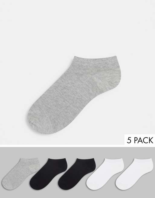 ASOS DESIGN 5-pack ankle socks | ASOS