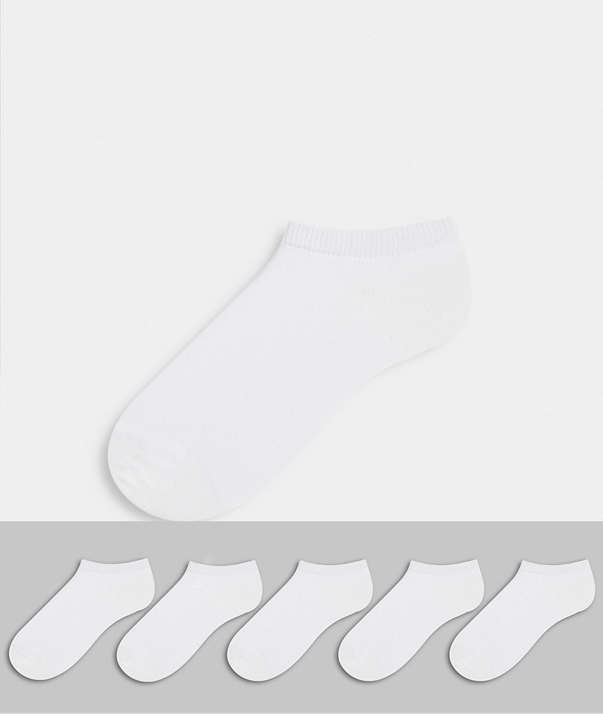 ASOS DESIGN 5-pack ankle socks-Multi