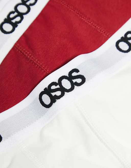 ASOS DESIGN 5-pack boxer briefs with branded waistband | ASOS