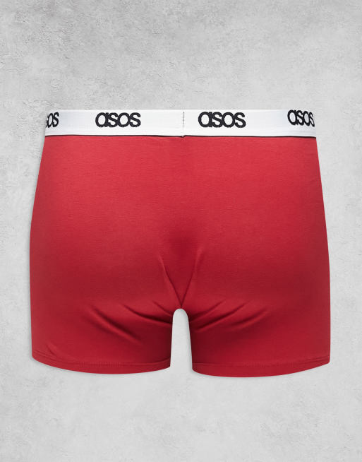 ASOS DESIGN 5-pack boxer briefs with branded waistband | ASOS