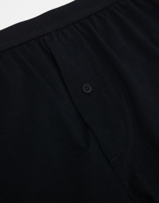 Asos Design 5 Pack Boxers In Black