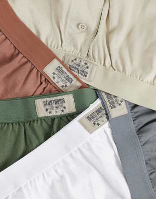 Asos Design 5 Pack Boxers In Multi
