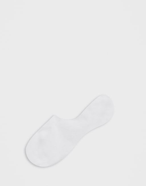 ASOS DESIGN 5 pack invisible socks with back grip band detail in black white and grey, 2 of 4