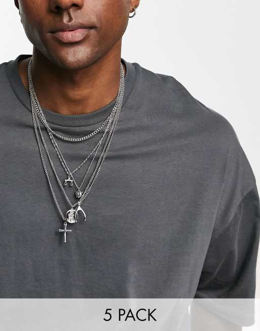 Asos hot sale necklace mens