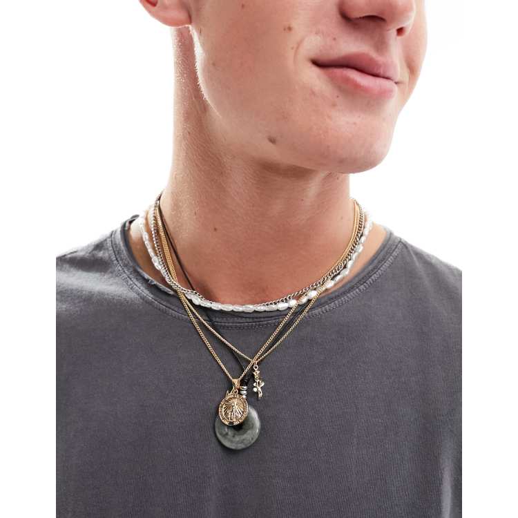 Asos shop mens necklace