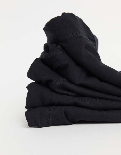 ASOS DESIGN pack short trunks in black ASOS