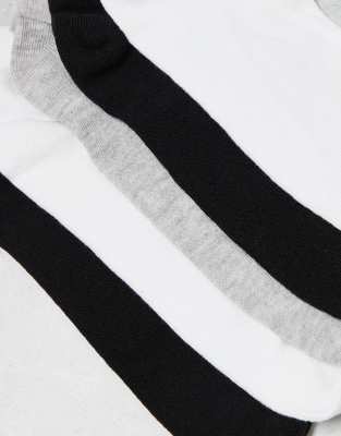 Asos Design 5 Pack Sneaker Socks In Multi
