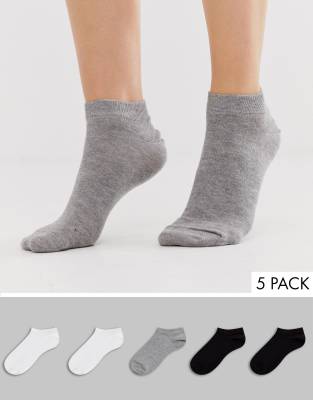 ASOS DESIGN 5 pack sneaker socks | ASOS