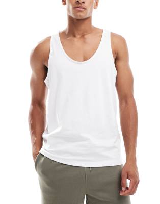 Asos Design 5 Pack Tank Top In Multi