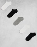 [ASOS DESIGN] ASOS DESIGN 5 pack trainer socks in multi One Size Multi