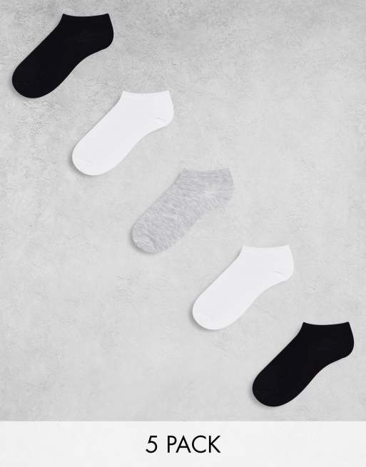 ASOS DESIGN – 5-pack träningsstrumpor