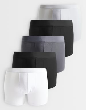 ASOS DESIGN 5 pack trunks in multi