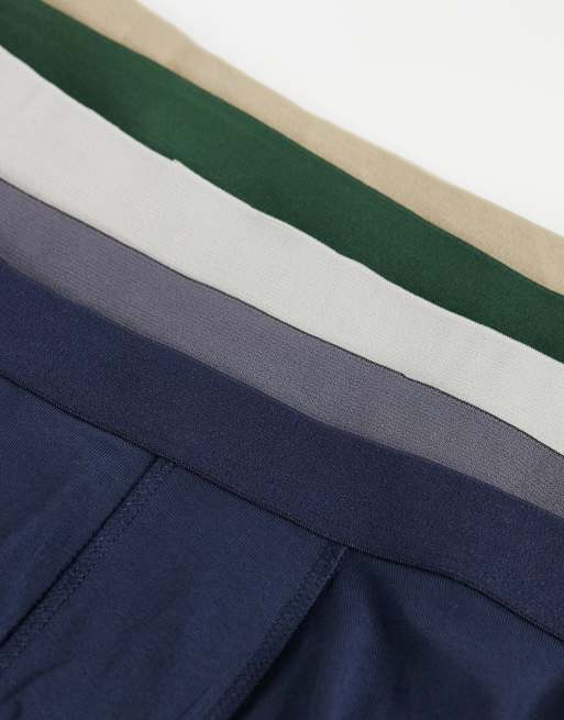 ASOS DESIGN 5 pack trunks in multi, 2 of 3