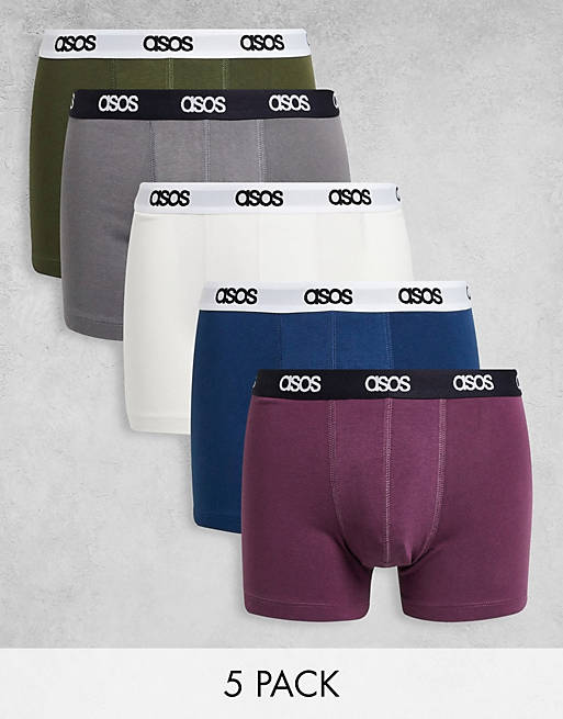 Men Underwear/5 pack trunks 