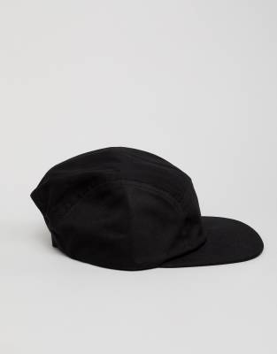 asos black cap